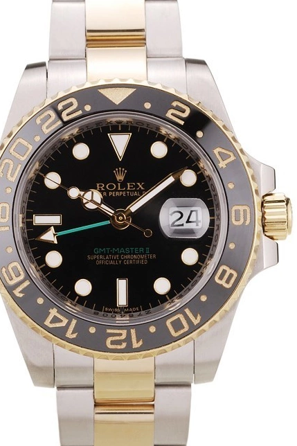 Aaa replica watch GMT Master Bezel 98229 Black II Rolex Dial Ceramic Black 0717